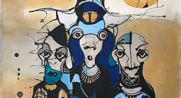 Oğuz Yalım’ın ‘Koca Kafalar’ Sergisi Goba Art&Design’da