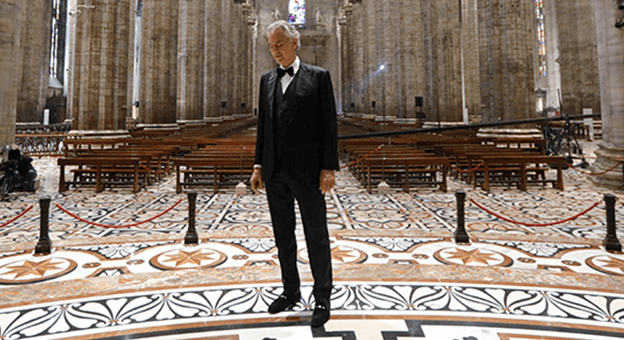 Andrea Bocelli'den Çok Özel Bir Performans: