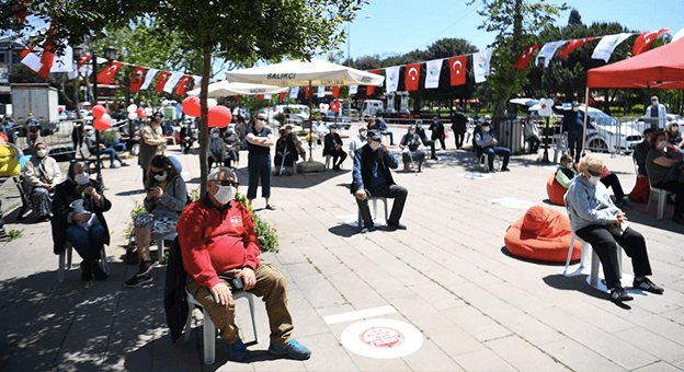 Türkiye’nin ilk sosyal mesafeli etkinliği gerçekleşti