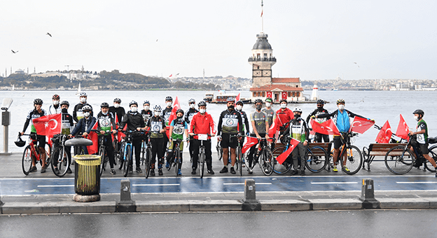 Bisikletliler, Cumhuriyet Bayramı'nda Bir Araya Geldi