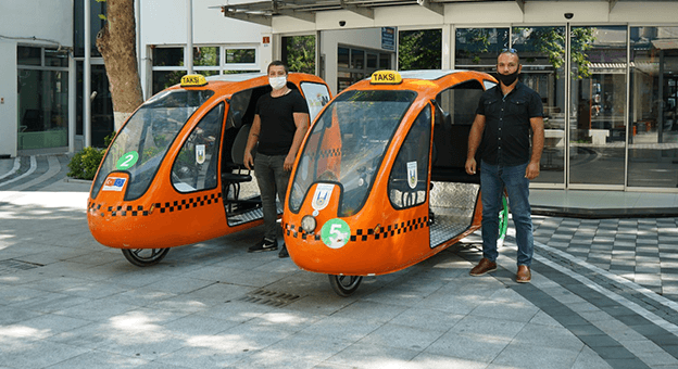 Bisiklet Taksiler 5 Ayda 2 Bin 500 Kişi Taşıdı