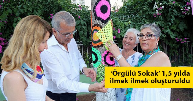 ‘Örgülü Sokak’ 1,5 yılda ilmek ilmek oluşturuldu