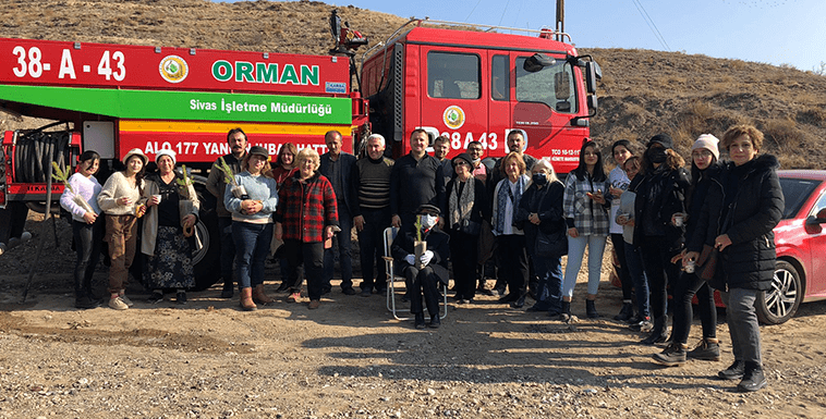 Çağdaş Yaşamı Destekleme Derneği’nden Sivas’a 2 Bin Fidanlık Anı Ormanı
