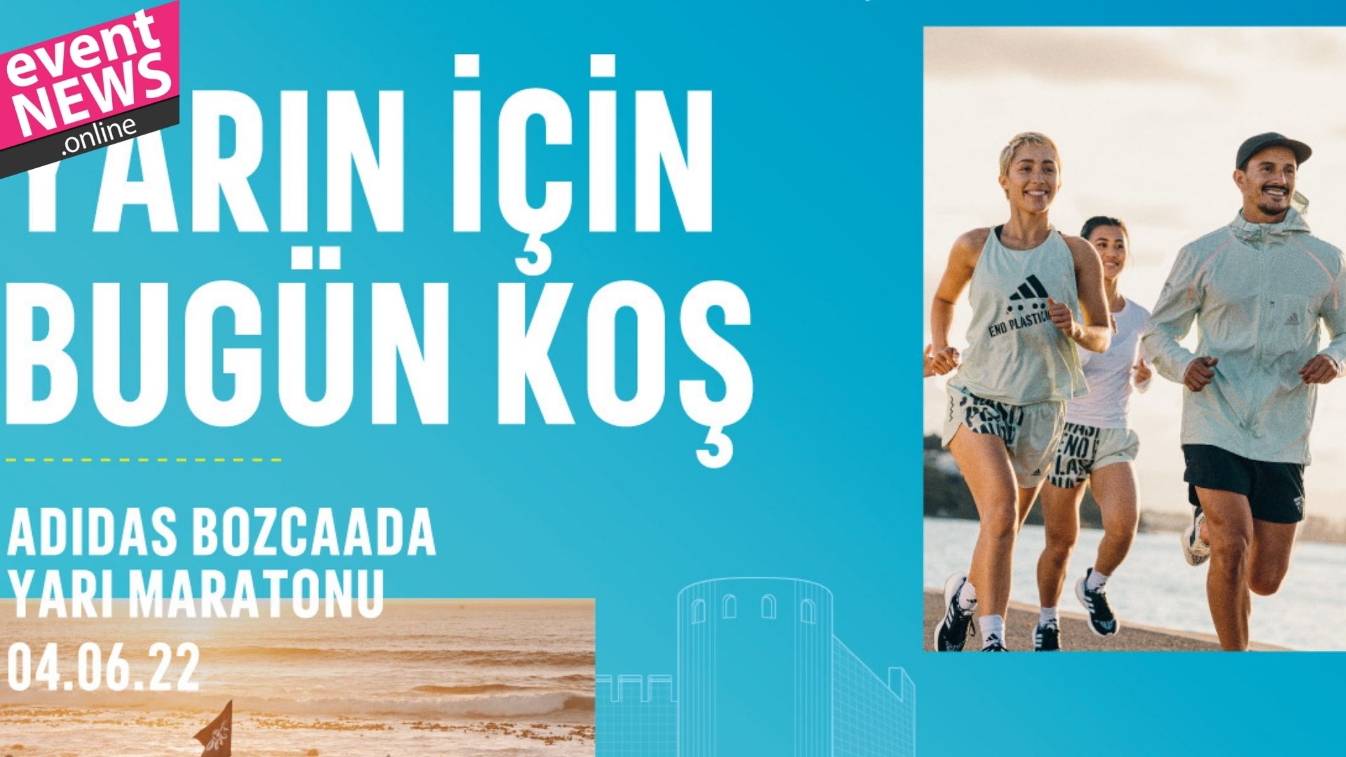 Adidas Bozcaada Yarı Maratonu Bu Yıl Sürdürülebilir Bir Dünya İçin Koşulacak