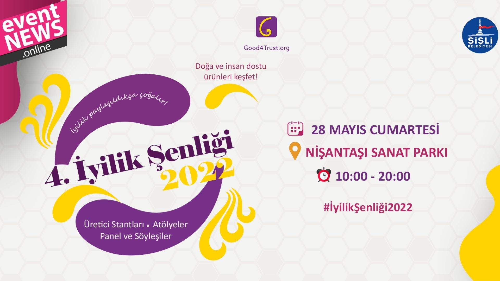 İyilik Şenliği 4. kez Nişantaşı Sanat Parkı'nda