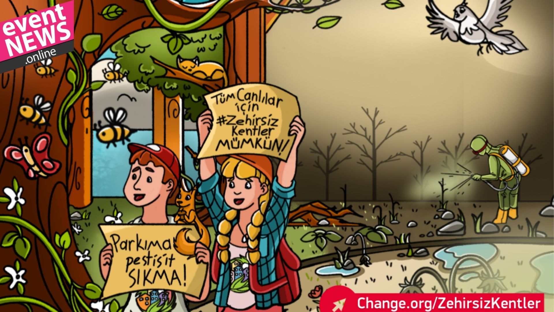 <strong>Vatandaşlar İçin Zehirsiz Kentlere Doğru Uygulamalar Rehberi</strong>