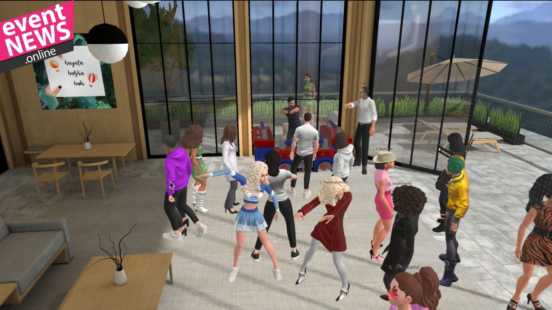Dimes'ten Metaverse Partisi: Çalışanlar Metaverse Partisinde Bir Araya Geldi