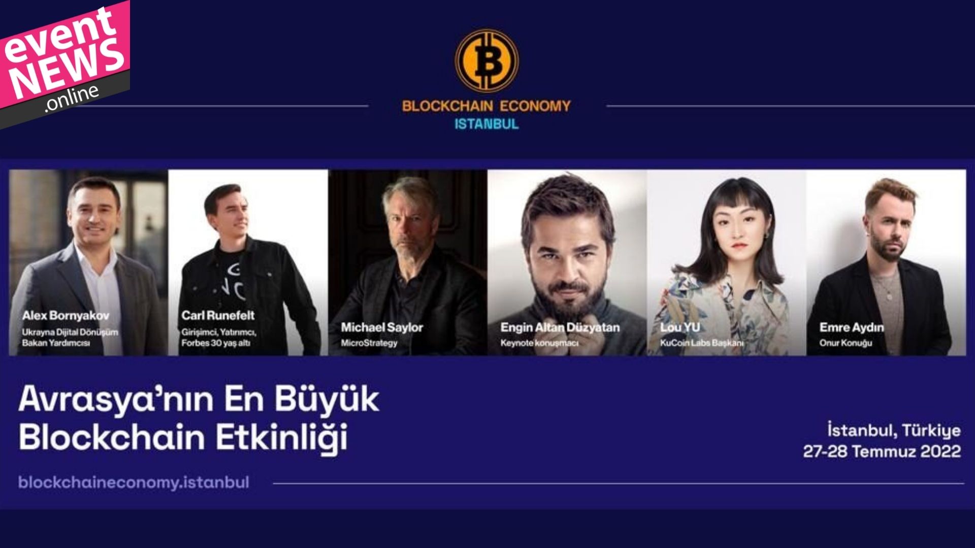 Blockchain Economy Istanbul’da Dev İsimler Konuşacak