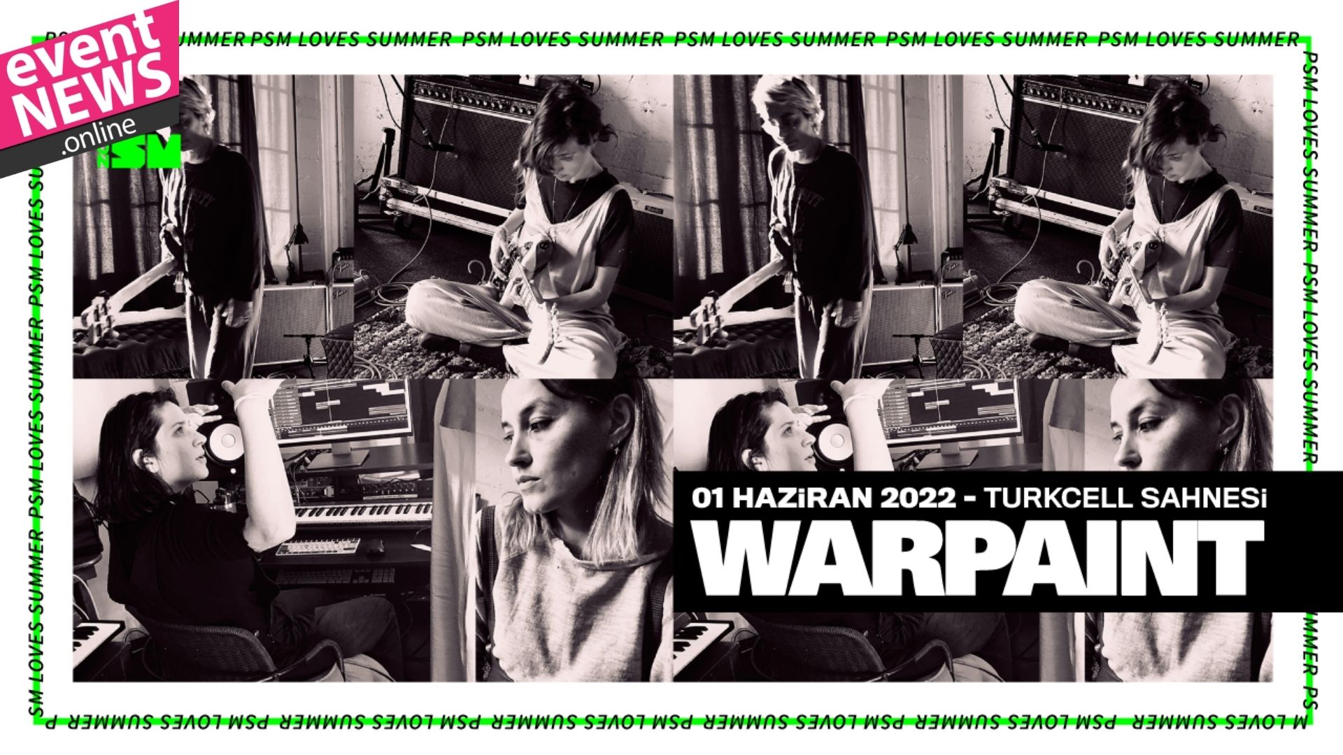 Alternatif Rock Müziğin Öncü Kadınları Warpaint 1 Haziran’da İstanbul’da