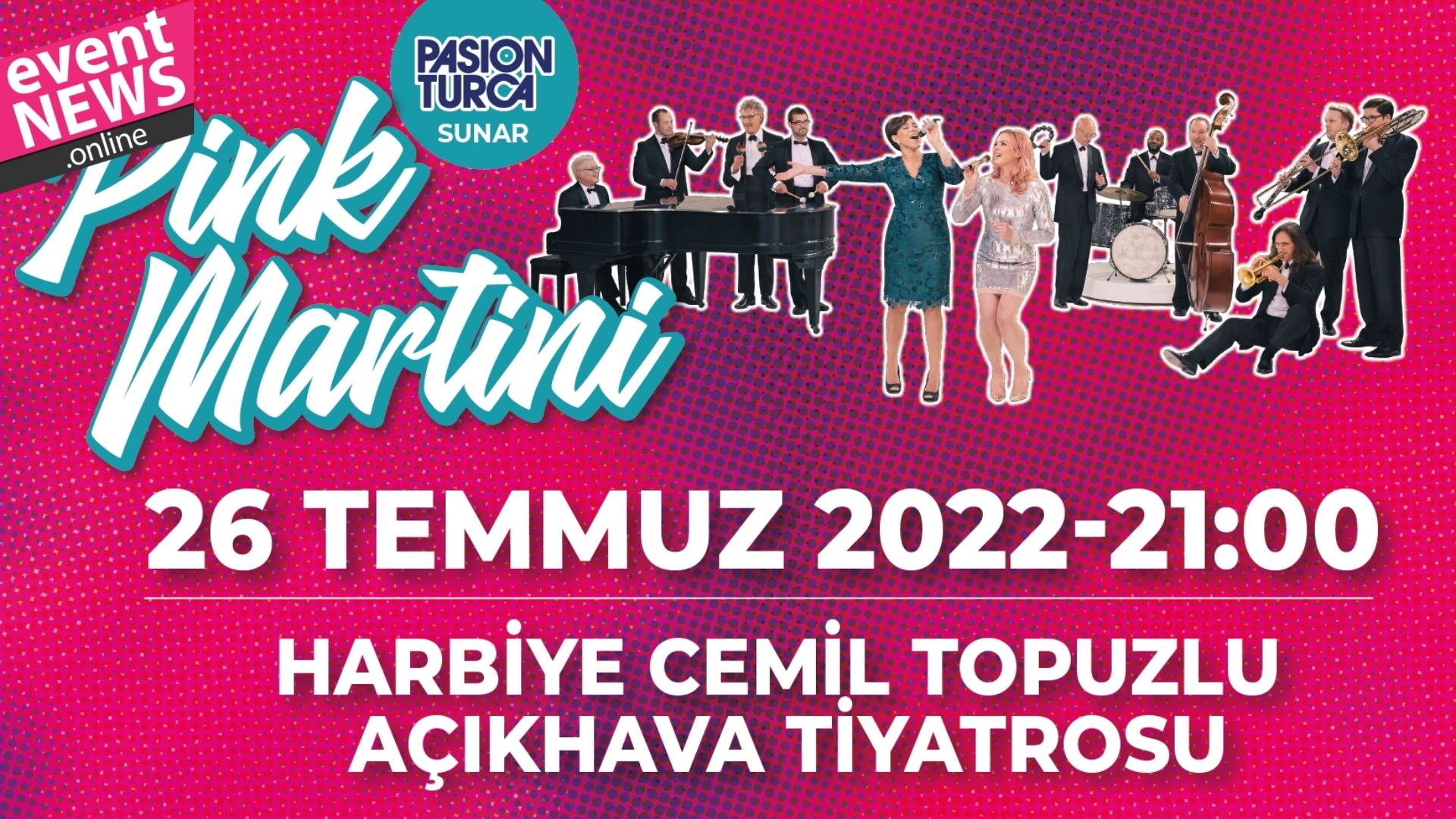 Pink Martini 26 Temmuz'da İstanbul'da