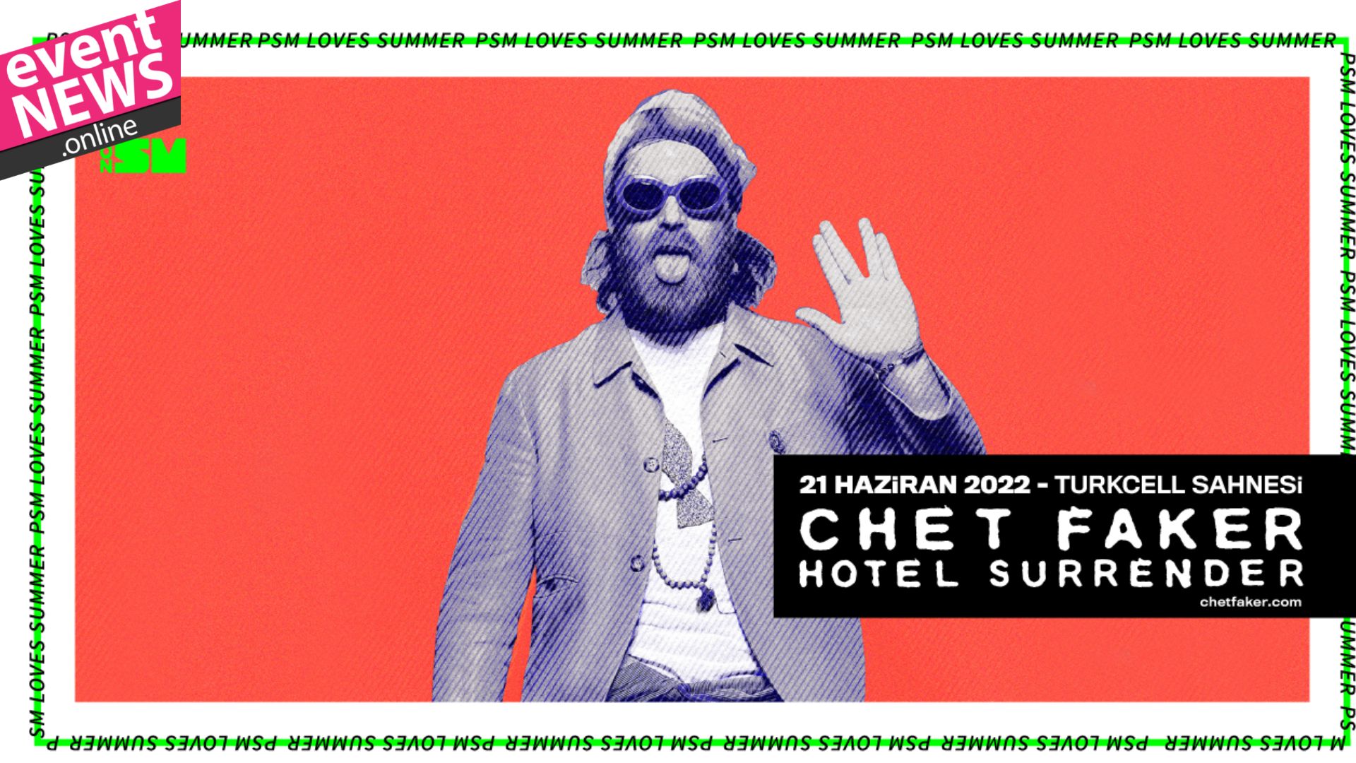 Electronicanın En Özgün İsimlerinden Chet Faker İyi Hissettiren ve Dans Ettiren Şarkılarıyla 21 Haziran’da Zorlu PSM’de