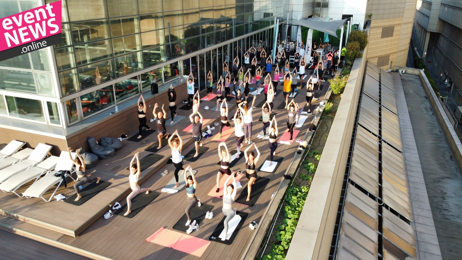 500 Kişi Hep Beraber Yoga Yaptı