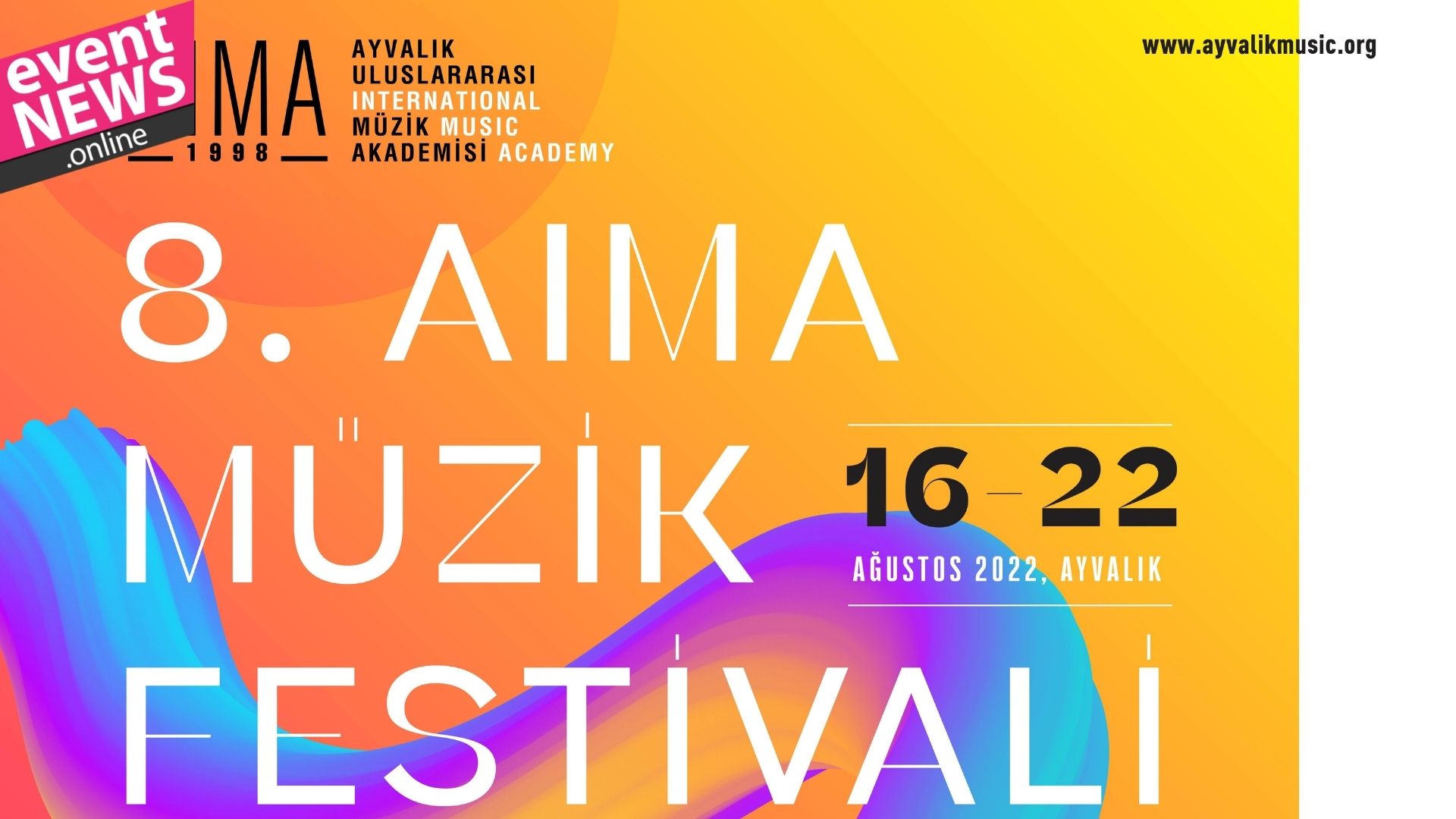 Ayvalık 8. AIMA Müzik Festivali 16 Ağustos'ta Başlıyor
