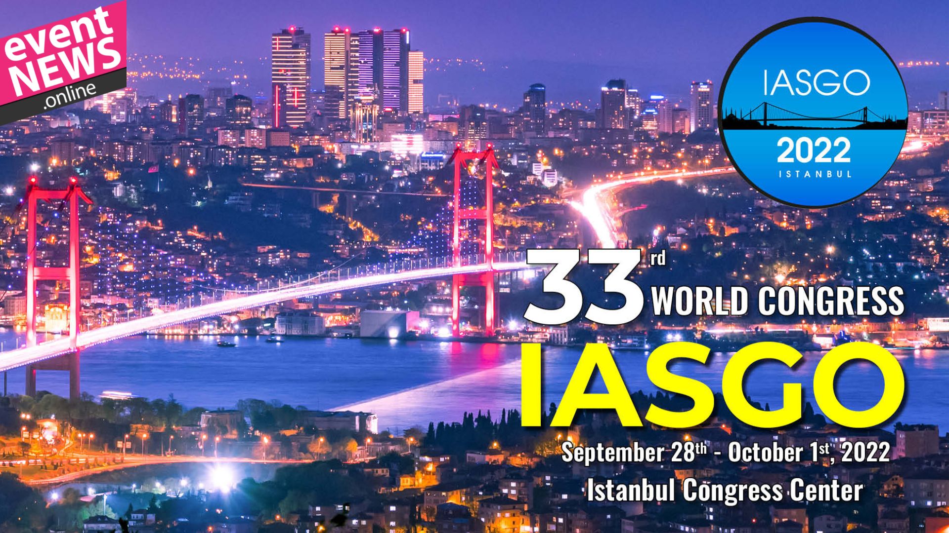 33. IASGO Dünya Kongresi İstanbul'da