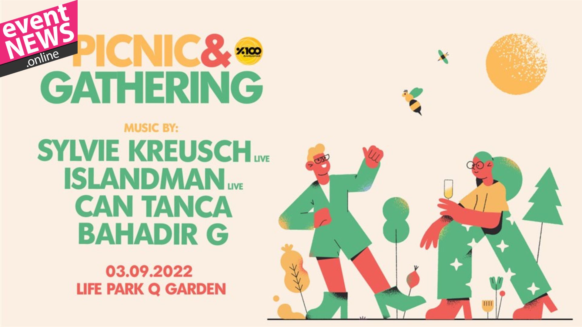 Picnic & Gathering 3 Eylül'de Life Park Q Garden'da