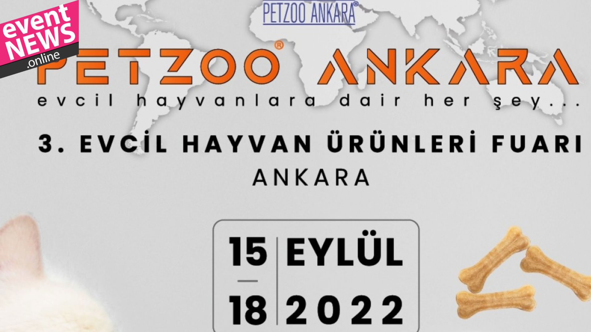 Petzoo Ankara Fuarı 15-18 Eylül Arasında Anfa Altın Park Expo Center’da
