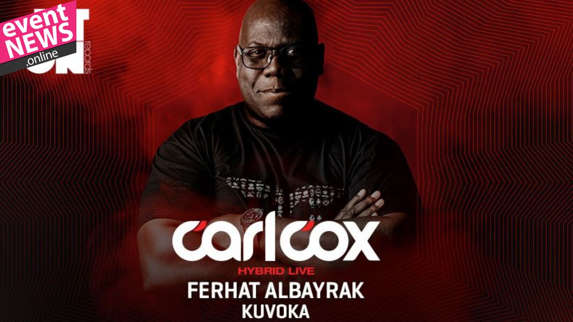 Elektronik Müziğin Efsane İsmi Carl Cox, 24 Eylül'de Volkswagen Arena'da