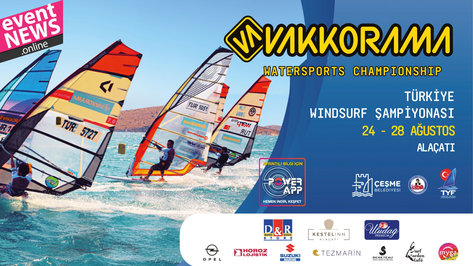 Türkiye Windsurf Şampiyonası Alaçatı’da Başladı