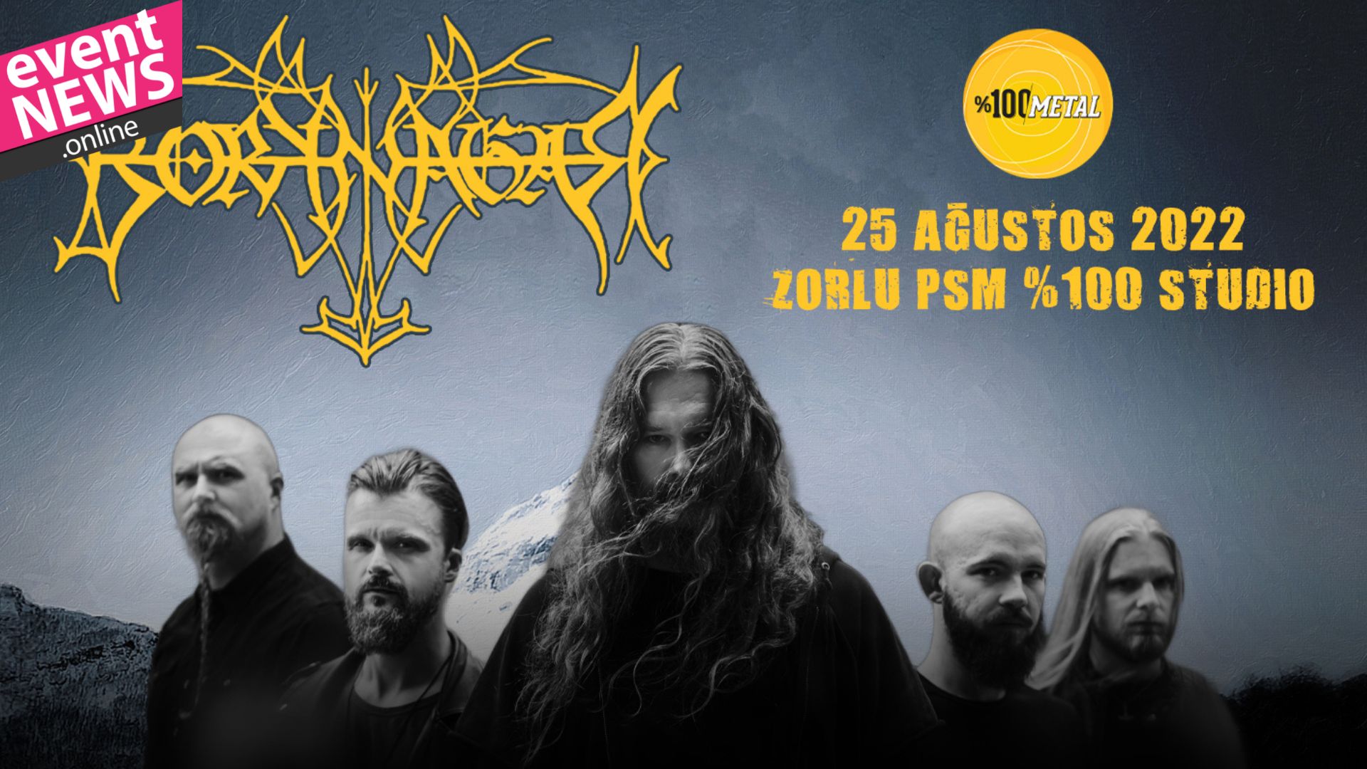 Borknagar 25 Ağustos'ta Zorlu PSM'de