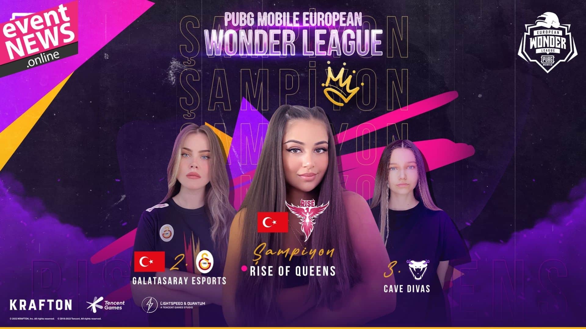PUBG Mobile Kadınlar Turnuvasında Türk Takımı Şampiyon Oldu