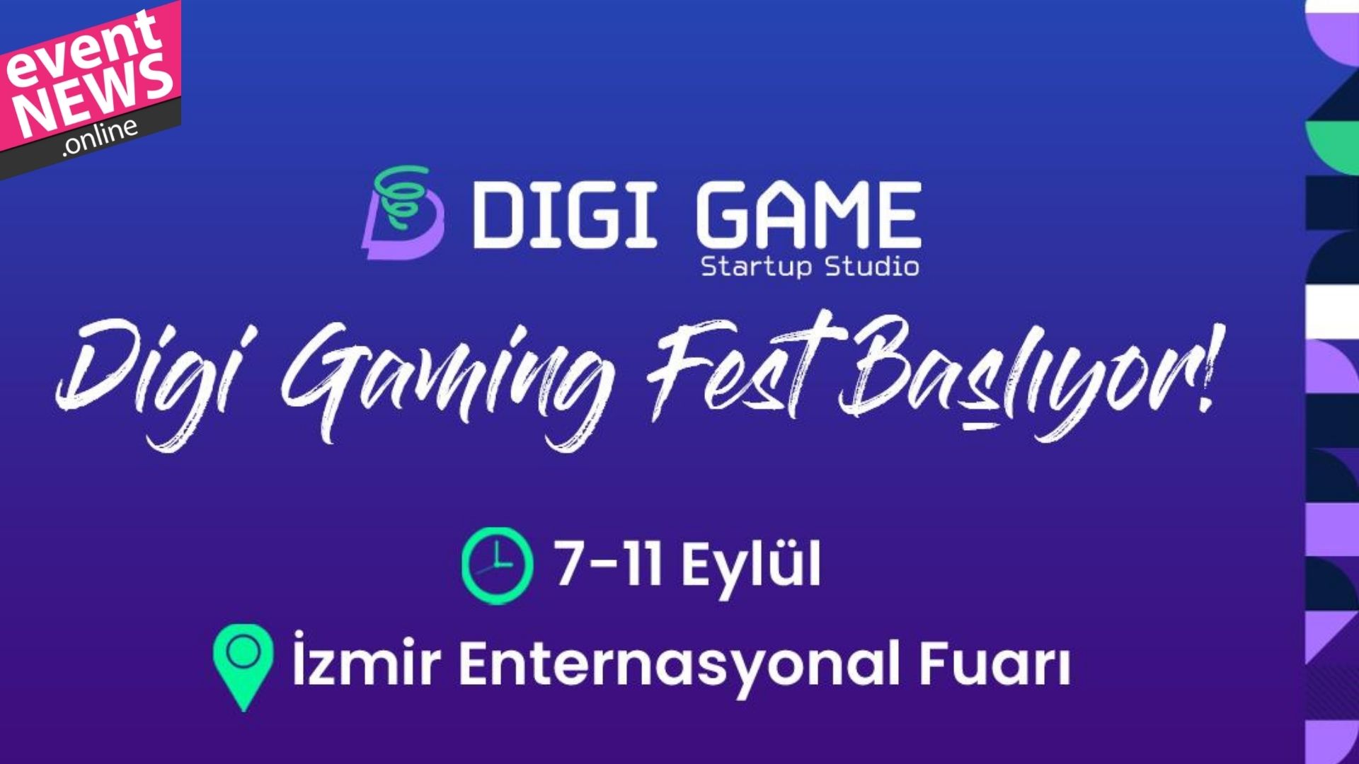 Digi Gaming Fest 7 Eylül'de İzmir Enternasyonal Fuarı'nda Başlıyor