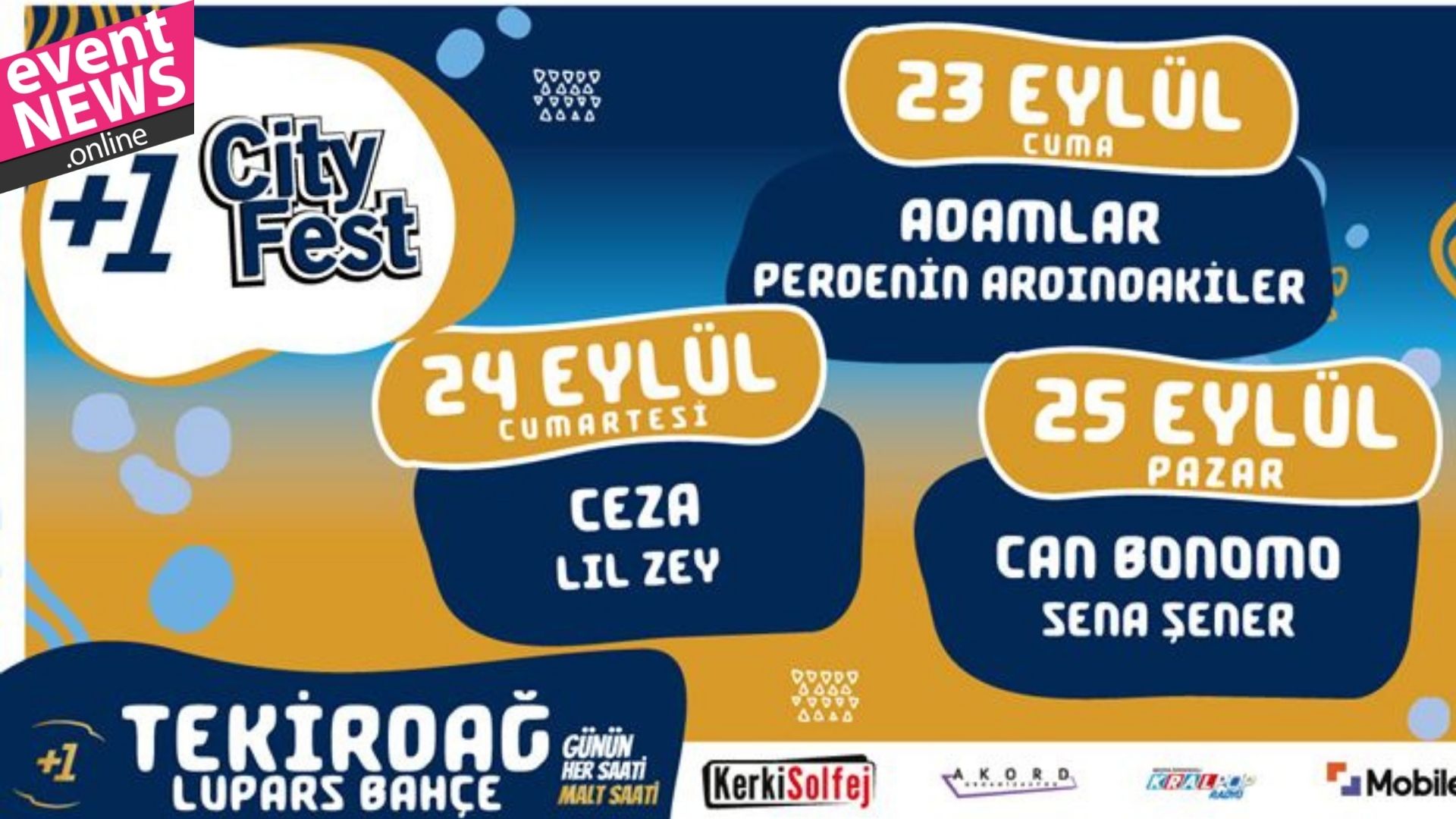 City Fest Tekirdağ Başlıyor