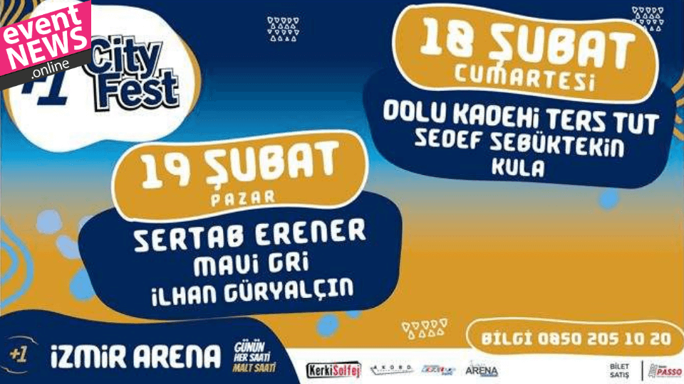 CityFest, 18-19 Şubat'ta İzmir Arena'da
