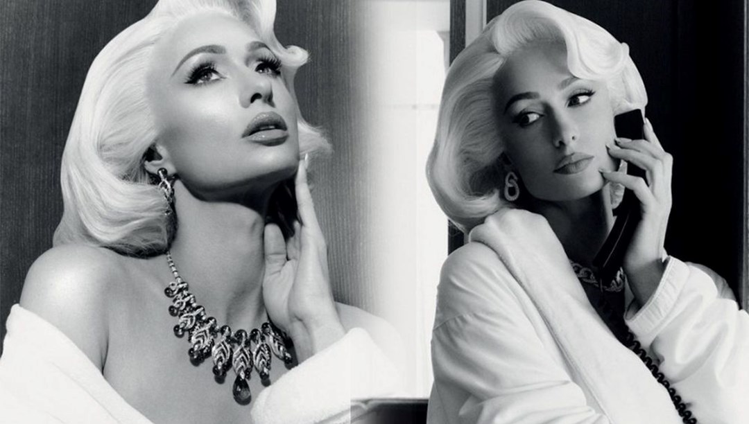 Paris Hilton, Marilyn Monroe'ya dönüştü