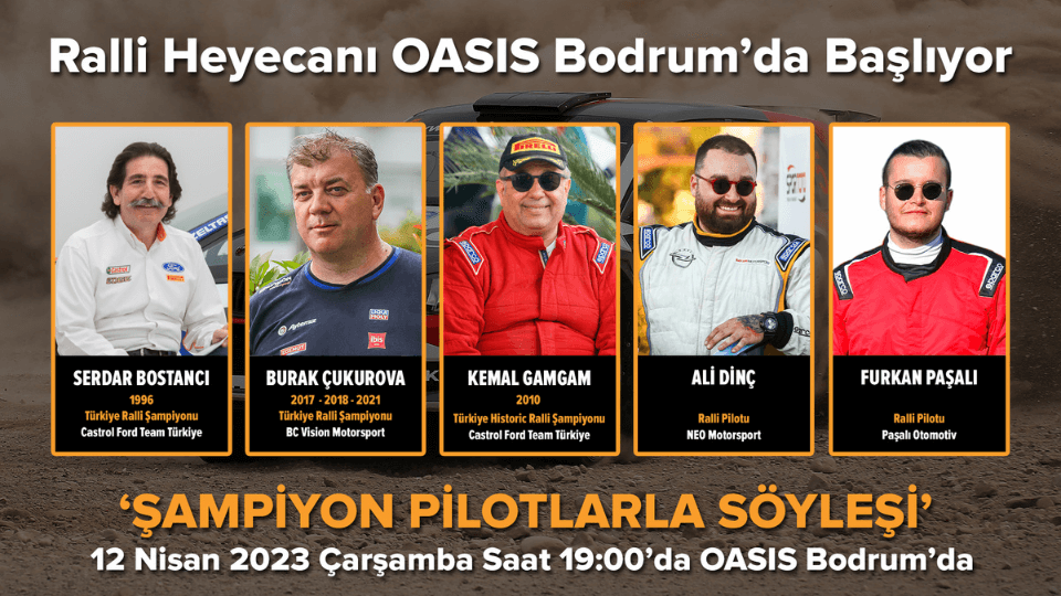 Rally Bodrum 14-16 Nisan arasında düzenlenecek