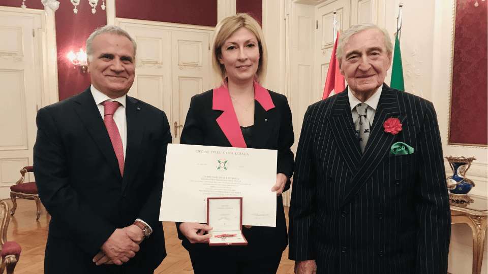 Rahmi M. Koç Müzesi'ne İtalya Yıldızı Nişanı
