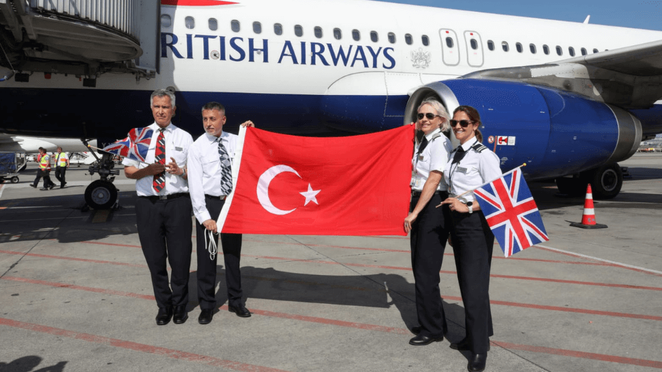 Sabiha Gökçen Havalimanı’ndan British Airways ile Londra uçuşları başladı