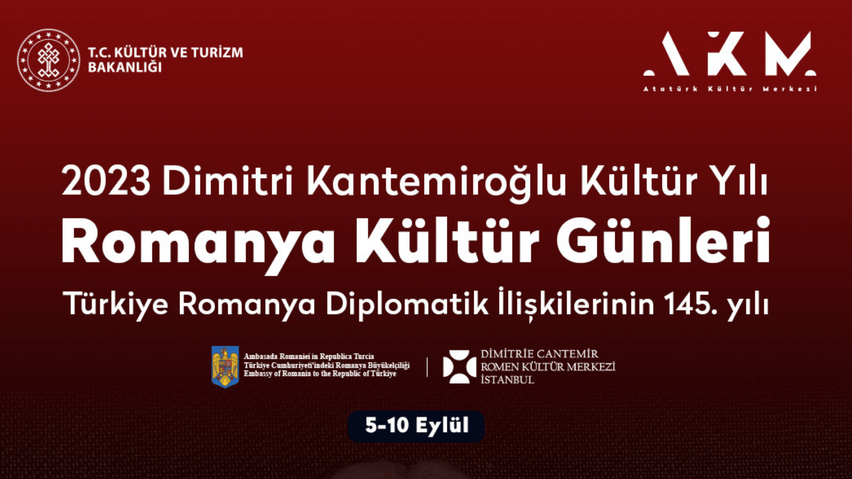 ATATÜRK KÜLTÜR MERKEZİ ROMANYA KÜLTÜR GÜNLERİNE EV SAHİPLİĞİ YAPIYOR
