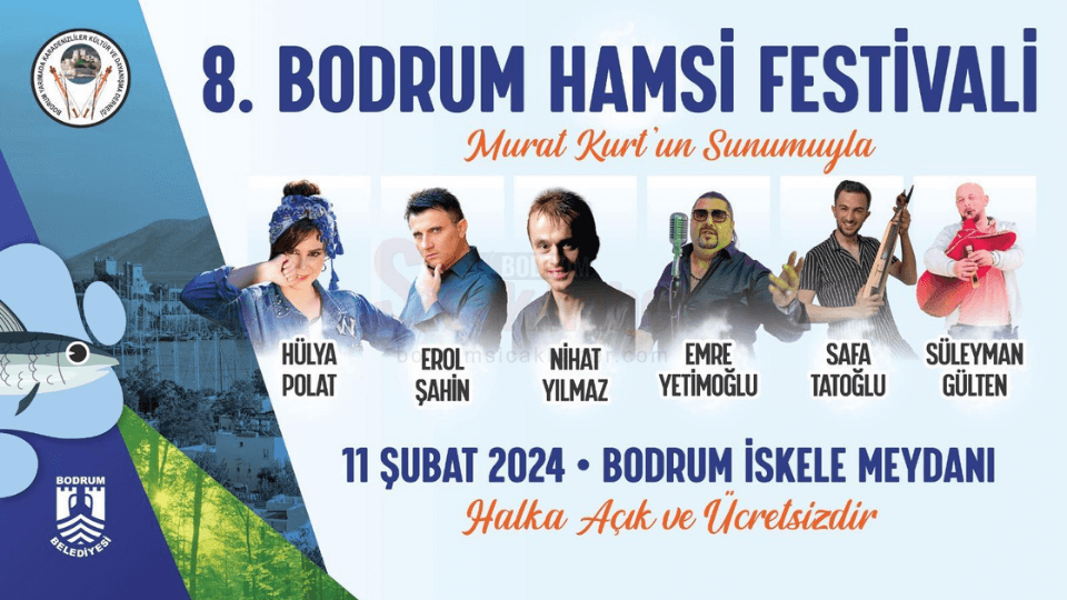 Ertelenen 8. Bodrum Hamsi Festivali, 11 Şubat'ta gerçekleştirilecek