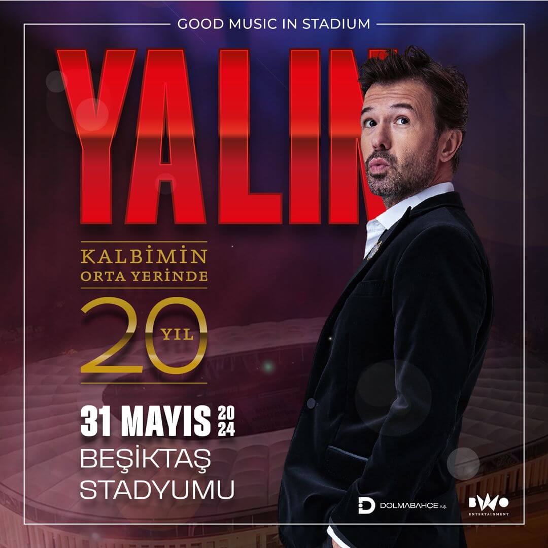 Yalın, Beşiktaş Stadyumu'nda konser verecek