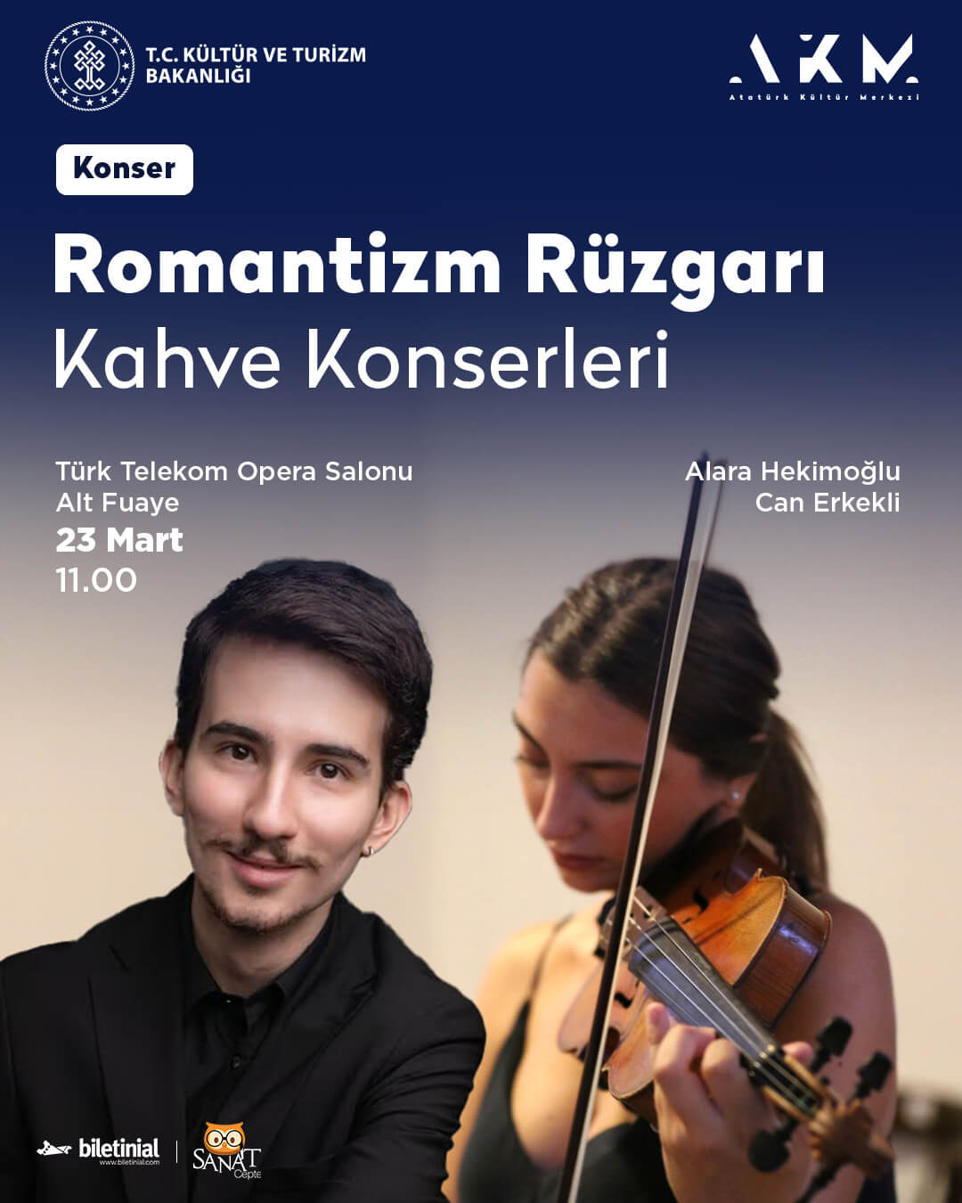 Atatürk Kültür Merkezi'nde, 18-24 Mart etkinlik programı
