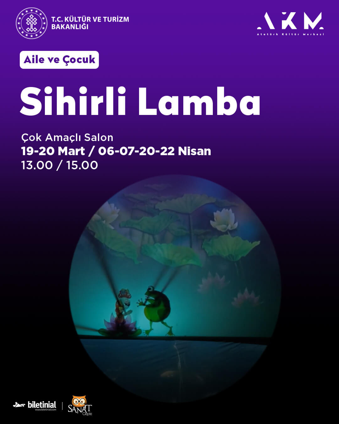 Atatürk Kültür Merkezi'nde, 18-24 Mart etkinlik programı