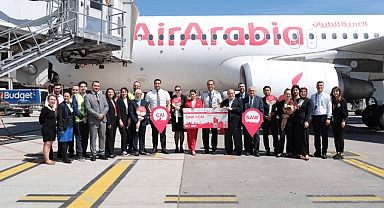 Sabiha Gökçen'den Air Arabia Egypt ile Kahire uçuşları başladı