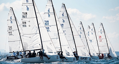 12. TAYK Slam-Eker Olympos Regatta Yelken Yarışları’nda, J/70 sınıfı yarışları tamamladı