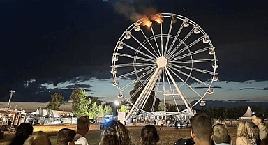 Almanya'da festivalde yangın paniği, soruşturma başlatıldı