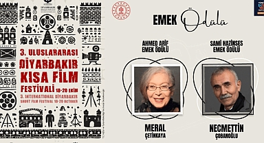 3.Uluslararası Diyarbakır Kısa Film Festivalinde Meral Çetinkaya ve Necmettin Çobanoğlu Emek Ödülü Alacaklar