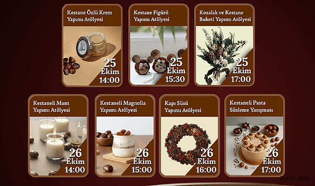 Sur Yapı Marka AVM’den Bursa’ya Tatlı Bir Hafta Sonu: Kestane Festivali Başlıyor