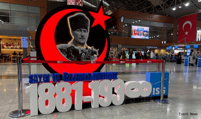 Atatürk, 10 Kasım’da Sabiha Gökçen Havalimanı’nda Saygıyla Anıldı