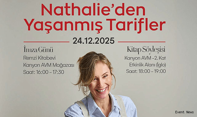 Nathalie Stoyanof Suda, Yeni Kitabı İçin Kanyon AVM’de Okurlarıyla Buluşacak