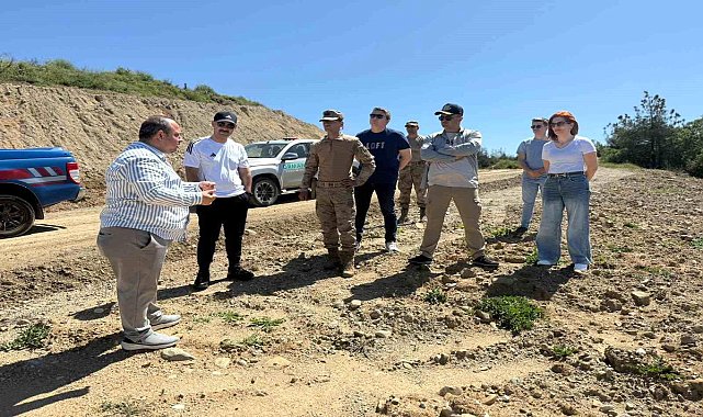 Tarihe tanıklık eden Mustafa Kemal Yürüyüş Yolunda incelemelerde bulunuldu