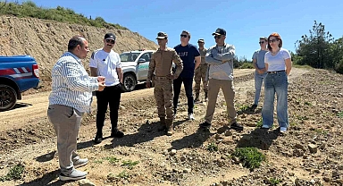 Tarihe tanıklık eden Mustafa Kemal Yürüyüş Yolunda incelemelerde bulunuldu